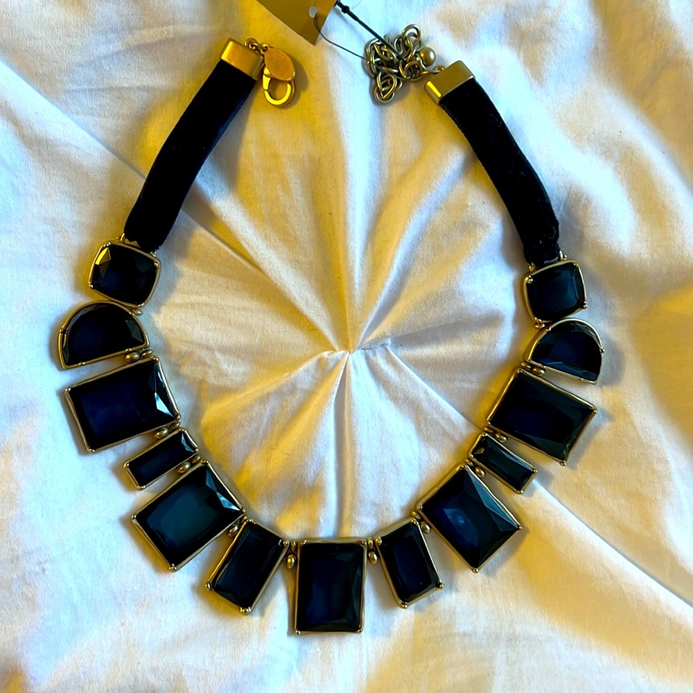 NWT Chico’s elegant black enamel choker